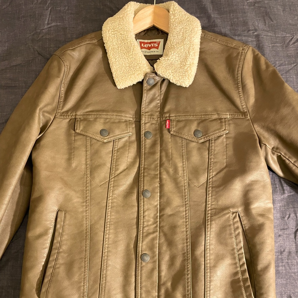 Levi’s Leather Bomber Jacket